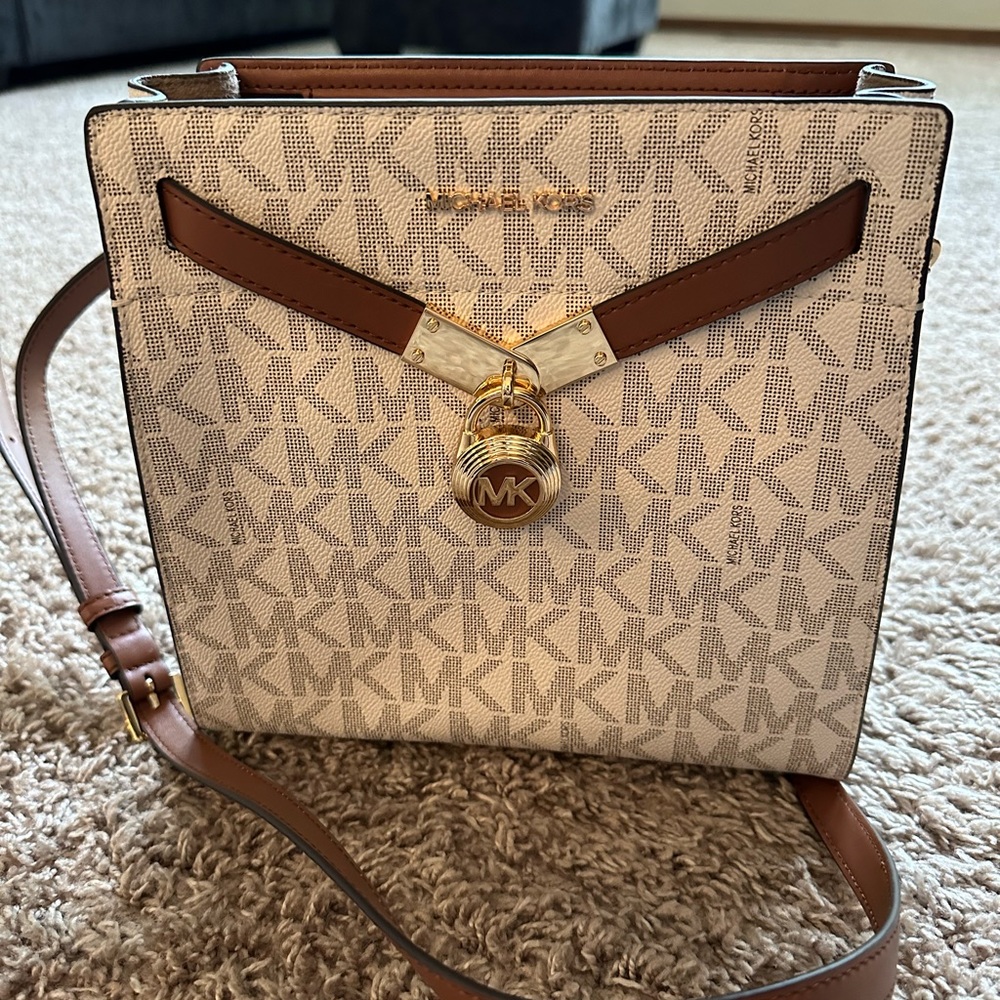 Michael Kors Gold/Brown purse